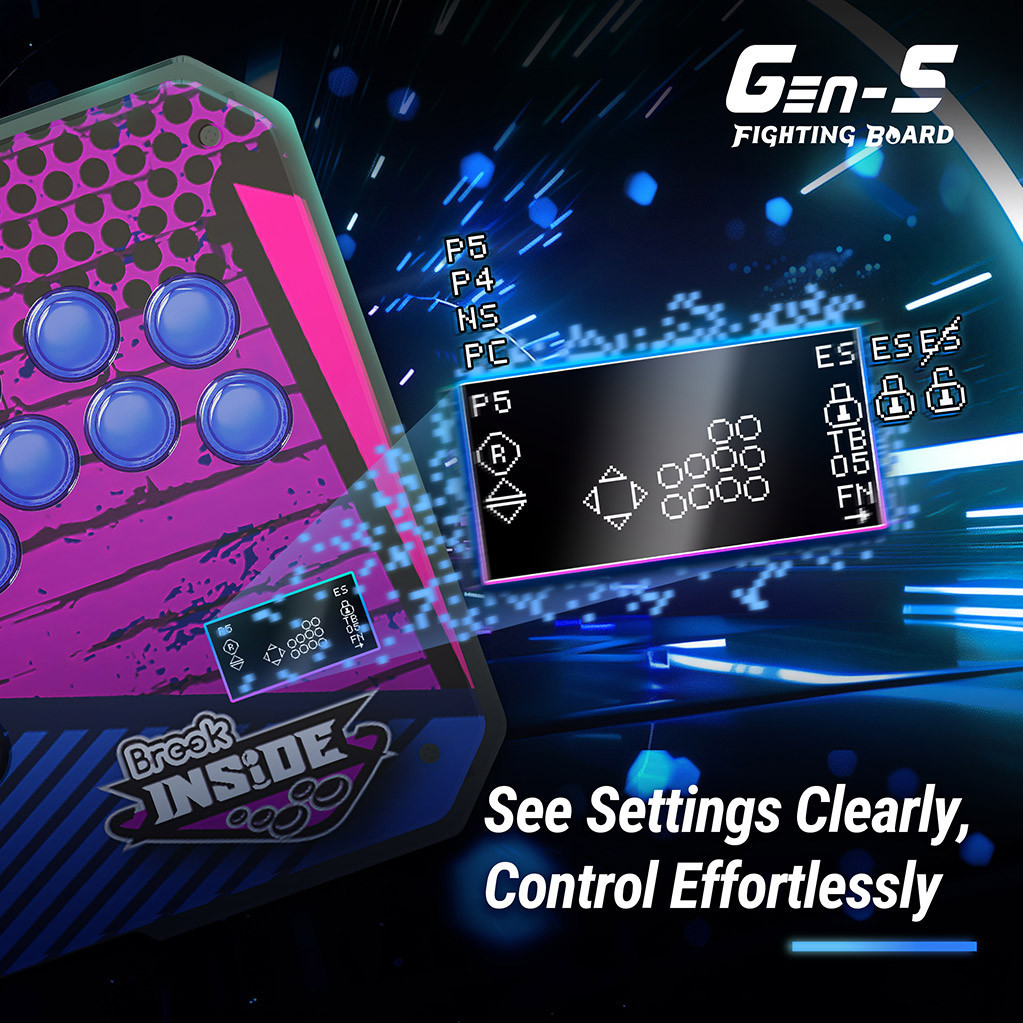 Brook Gen-5 Native PS4/PS5/Switch/Switch 2 + PC Fighting Board