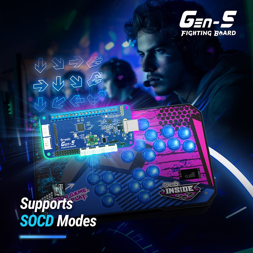 Brook Gen-5 Native PS4/PS5/Switch/Switch 2 + PC Fighting Board