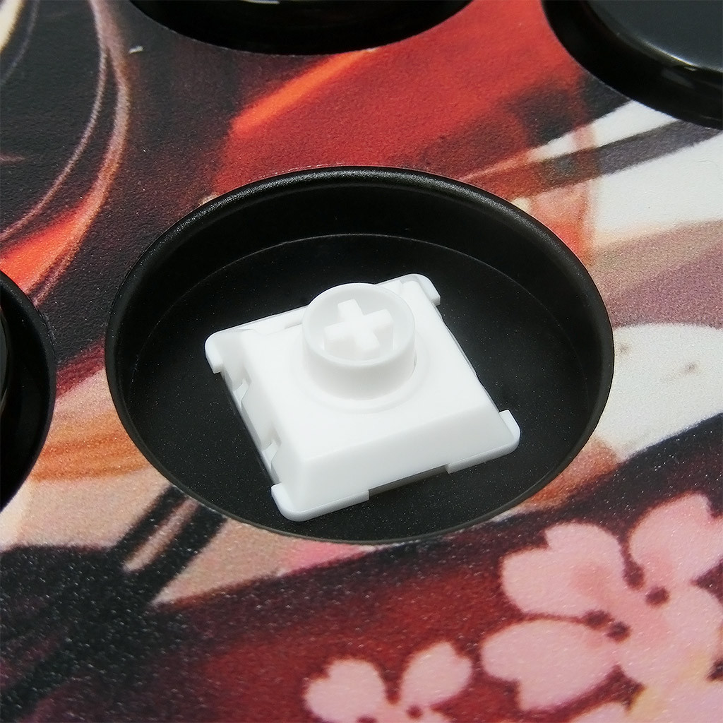 Kailh White Rain Linear Full POM Low Profile MX Switch - Focus Attack
