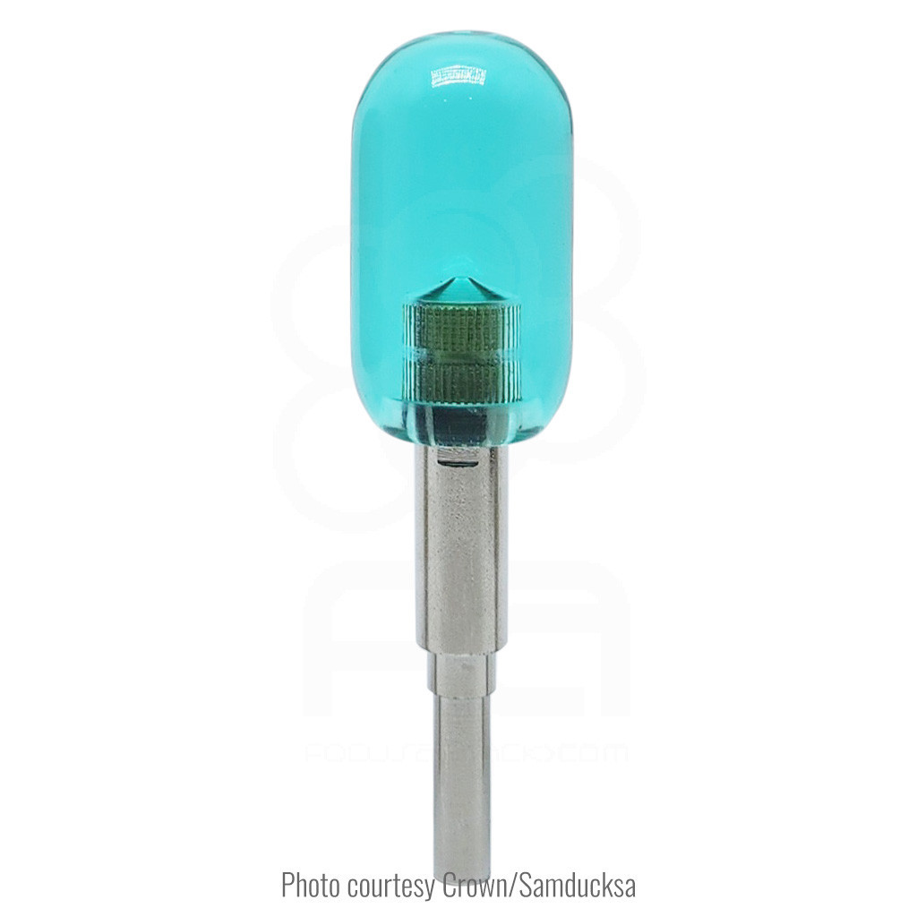 韓国レバー Crazy Dongpal Pro Crown/Samducksa Crazy Dongpal Pro Battop: Clear Mint - Focus Attack
