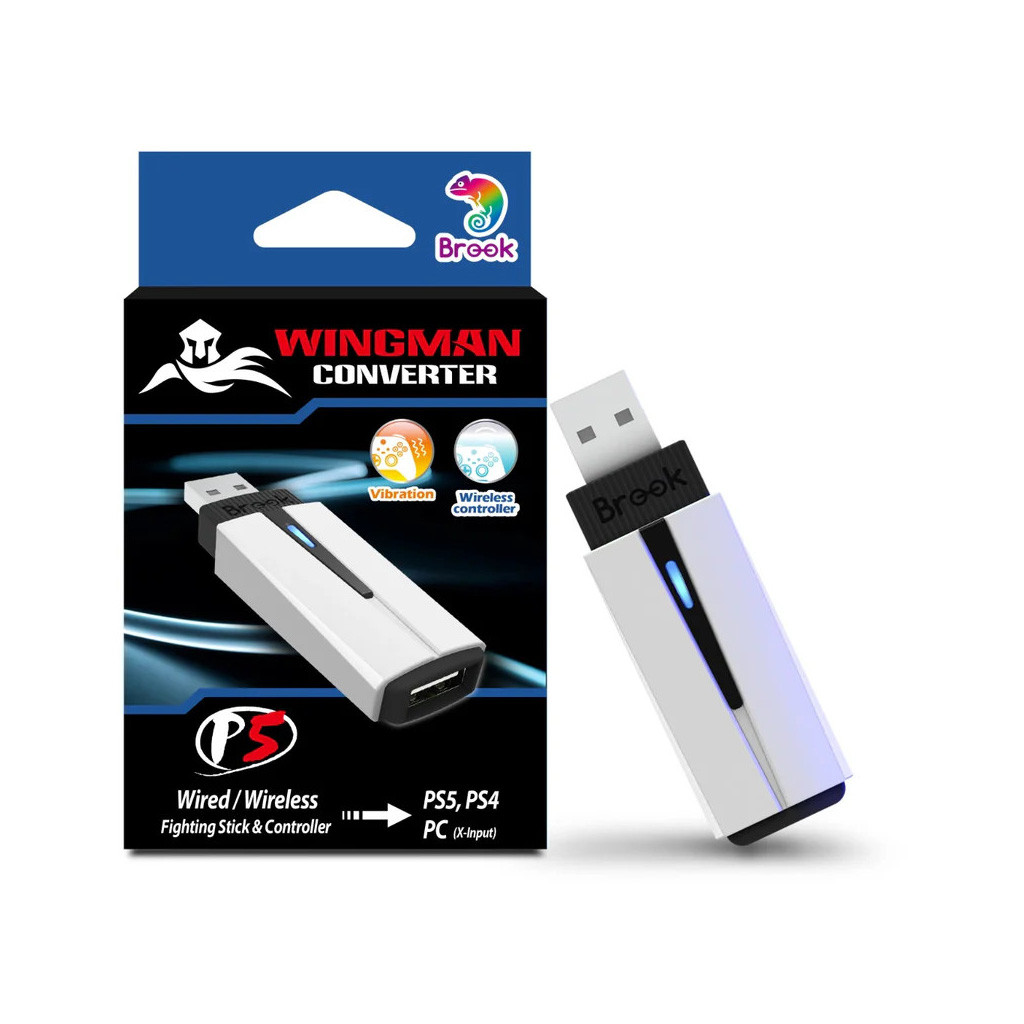 BIGBIG WON BLITZ2 Brook Wingman P5 セット Brook Wingman P5 Wired/Wireless Controller to Native PS4, PS5