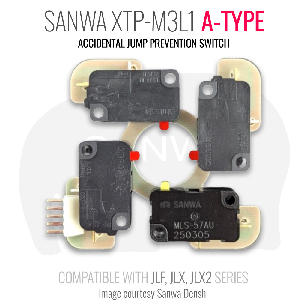 Sanwa XTP-M3L1 A-Type Adjustable Jump Control PCB Assembly for JLF