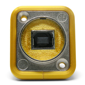 Neutrik NAUSB Surround and Support - Gold
