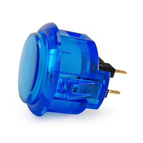 Sanwa OBSC 30mm Translucent Pushbutton Blue