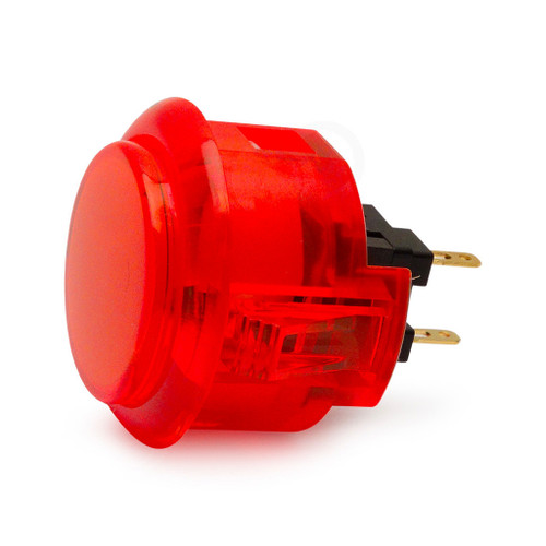 Sanwa OBSC 30mm Translucent Pushbutton Red