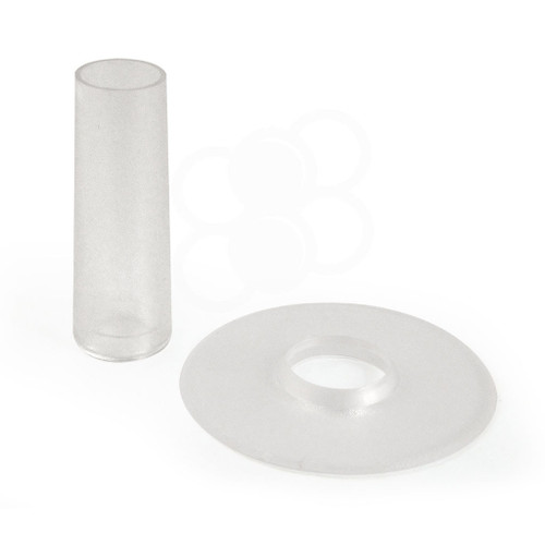 Seimitsu Translucent Clear Shaft & Matching Dustwasher Set