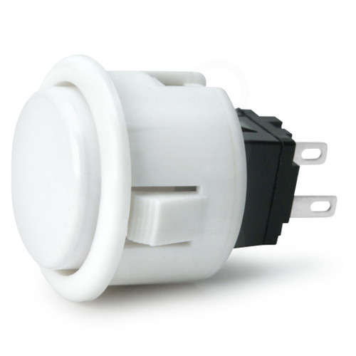 Seimitsu PS-14-D 24mm Pushbutton White