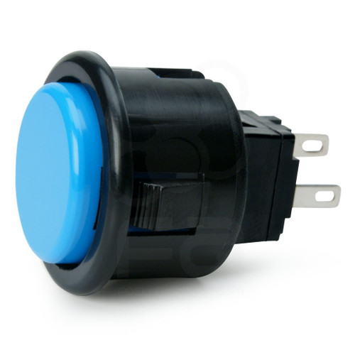 Seimitsu PS-14-D 24mm Pushbutton Light Blue/Black