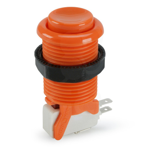 Suzo Happ Concave Long Stem Pushbutton - Orange