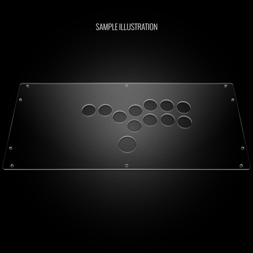 Blank Plexi Cover for Hit Box (PS3/PS4 version)
