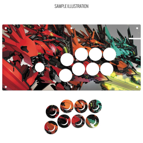 Artwork Print and Cut for Nacon Daija (PS3/PS4, Not 2022 PS5 Model)