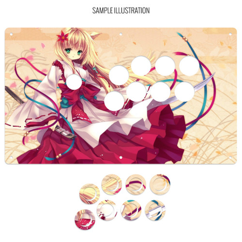 Artwork Print and Cut for AllFightSticks 14" Vewlix Panel