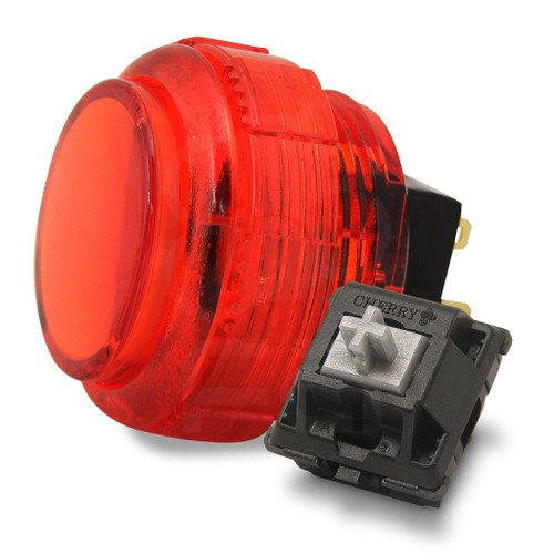 Crown/Samducksa SDB-202C MX 30mm Translucent Screwbutton Red