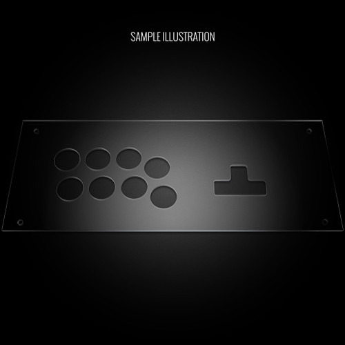 Blank Plexi Cover for MixBox Arcade Reverse Panel