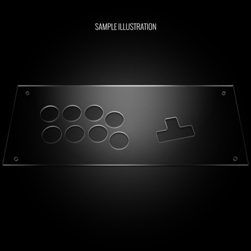 Blank Plexi Cover for MixBox Arcade 12 Reverse Panel