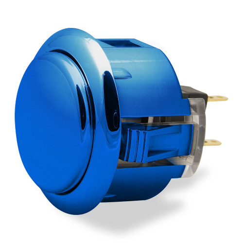 Sanwa OBSJ 30mm Pushbutton Metallic Blue