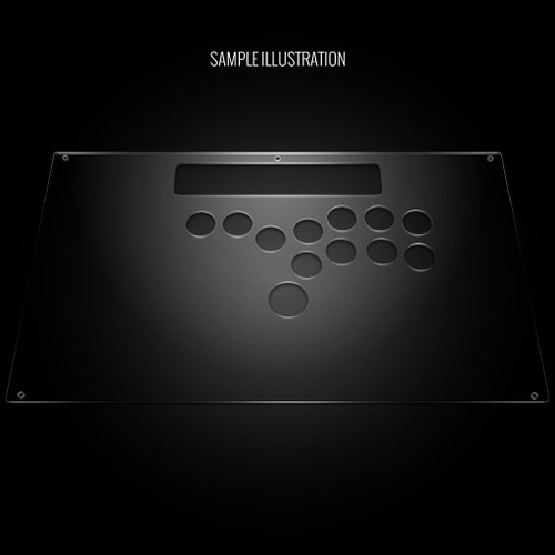 Blank Plexi Cover for Razer Panthera Stickless Replacement Panel