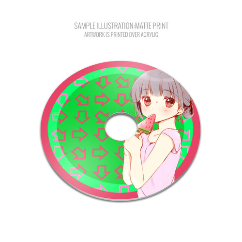 Custom Acrylic Print Dustwasher (45mm)