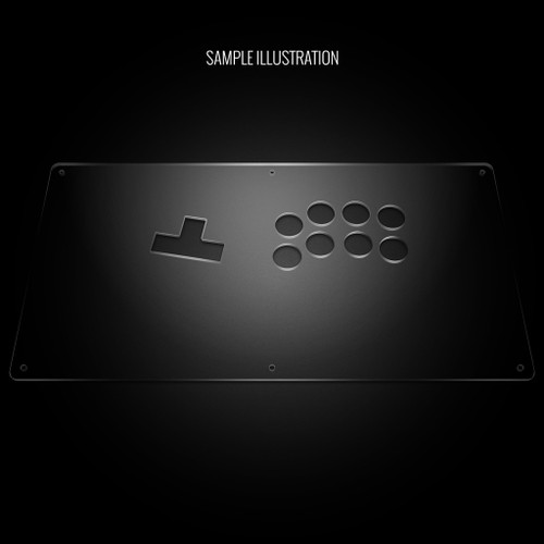 Blank Plexi Cover for AllFightSticks 16" WASD Stickless Panel