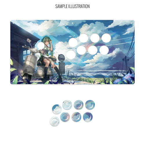 Artwork Print and Cut for AllFightSticks 16" Vewlix Extended Panel