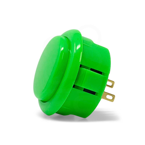 Seimitsu PS-15 Low Profile Pushbutton Keikou Fluorescent Green