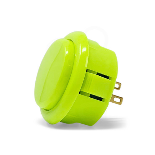 Seimitsu PS-15 Low Profile Pushbutton Keikou Fluorescent Yellow
