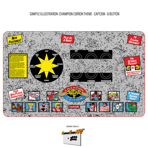 AFS Happ/IL 14" Case Free Artwork Pack: Champion Edition