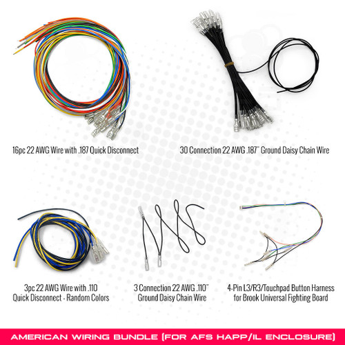 Bundle: American Wiring (For AFS Happ/IL Enclosure)