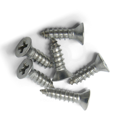 Set of 6 Bolts for Qanba Obsidian 2 Fightstick (Silver)