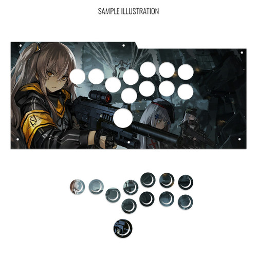 Artwork Print and Cut for Qanba Obsidian Stickless