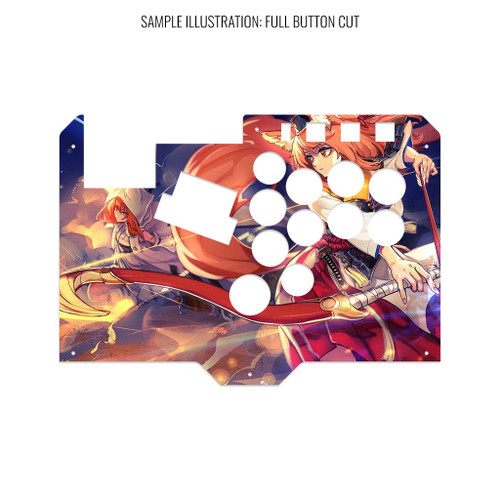 Artwork Print and Cut for Arcade Sticks Indonesia LVL Controller WASD Layout