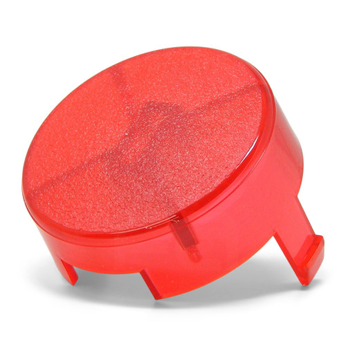 Mix and Match Seimitsu PS-15S Textured Plunger Cap: Translucent Red