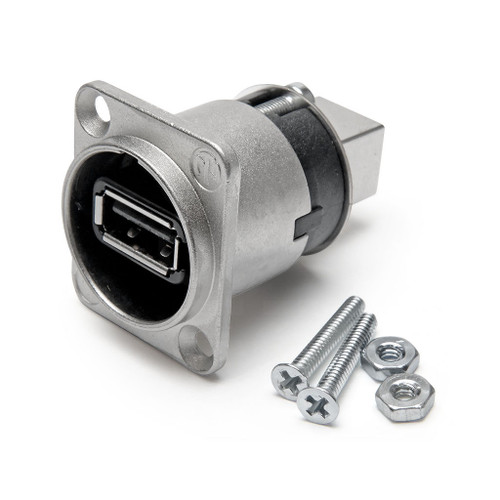 Neutrik NAUSB-W A/B USB Feed-Through - Silver