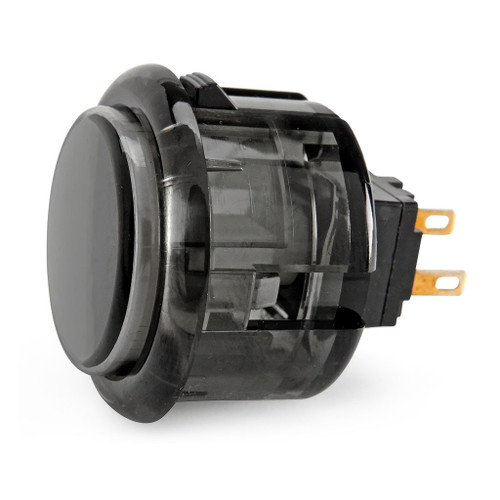 Seimitsu PS-14-K 30mm Snap In Pushbutton: Smoke