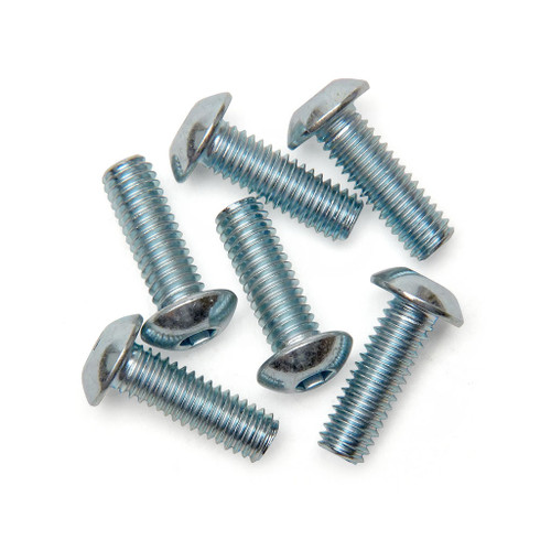 M4x12mm Hex Plexiglass Screws (Set of 6) - Stainless Steel