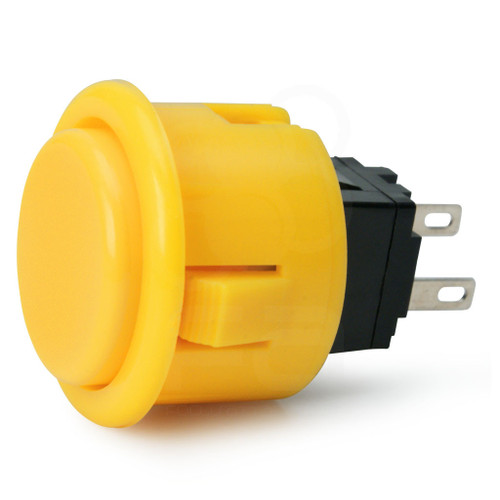 Seimitsu PS-14-D 24mm Pushbutton Yellow