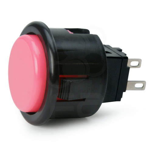Seimitsu PS-14-D 24mm Pushbutton Pink/Black