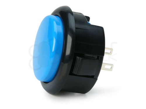 Seimitsu PS-15 Low Profile Pushbutton Light Blue/Black