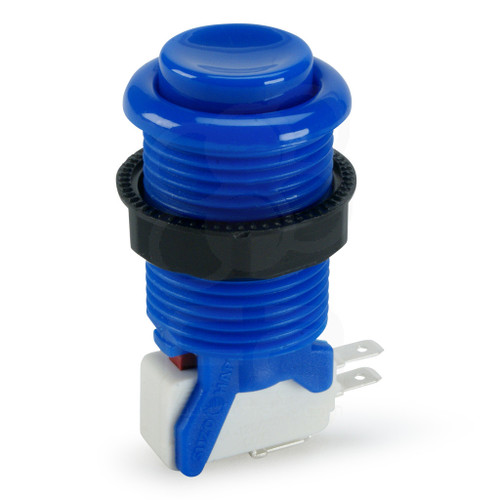 Suzo Happ Concave Long Stem Pushbutton - Blue