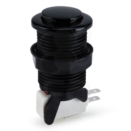 Suzo Happ Convex Competition Long Stem Pushbutton - Black