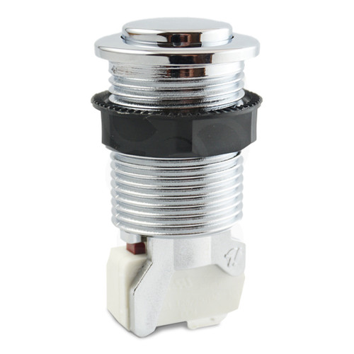 IL PSL-LCV Convex Long Stem Pushbutton - Chrome