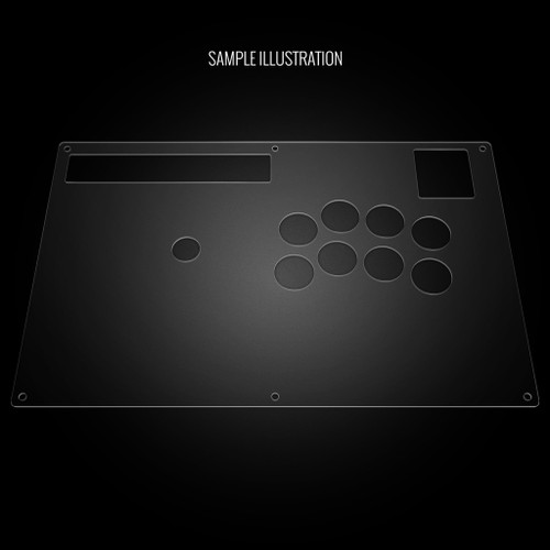 Blank Plexi Cover for Hori RAP N