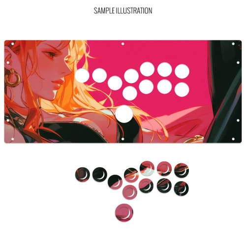 Artwork Print and Cut for Hit Box (PS3/PS4 Version)