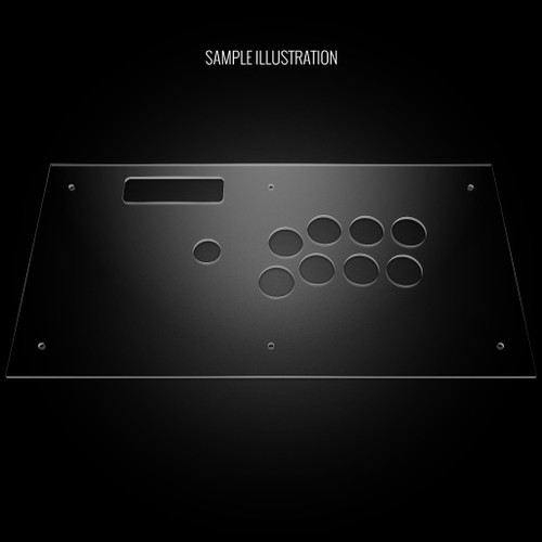 Blank Plexi Cover for MadCatz FightStick Versus Top Panel