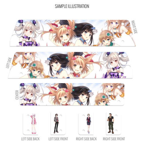 Artwork Print and Cut for MadCatz FightStick Versus Side, Back and Corner