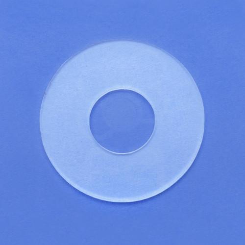 Clear 38mm 1/16" Acrylic Dustwasher - Fits Sanwa JLF with Shaft Cover