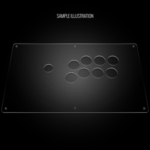 Blank Plexi Cover for AllFightSticks 14" Vewlix Panel