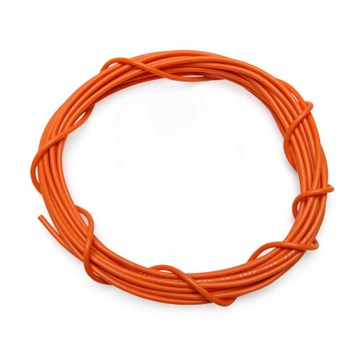 22 AWG Wire By-The-Foot: Orange