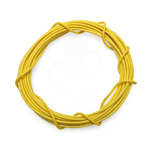 22 AWG Wire By-The-Foot: Yellow