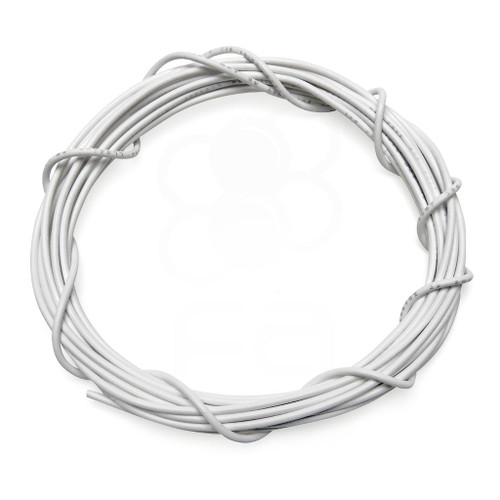 22 AWG Wire By-The-Foot: White